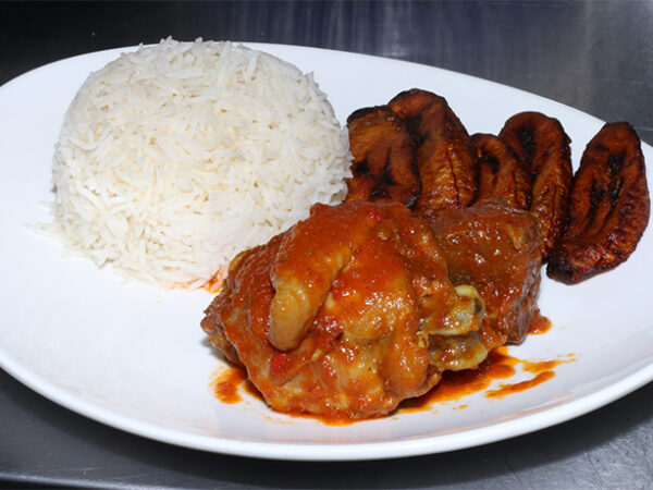 Basmati Rice With Red Stew